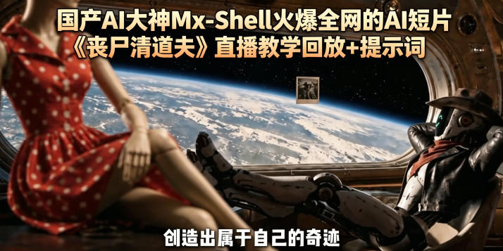 国产AI大神Mx-Shell火爆全网的AI短片《丧尸清道夫》直播教学回放+提示词-K6源码网