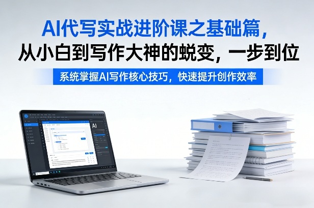 AI代写实战进阶课之基础篇，从小白到写作大神的蜕变，一步到位【揭秘】-K6源码网