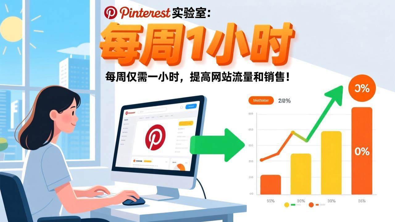 （17505期）Pinterest实验室：每周仅需一小时，提高网站流量和销售！-K6源码网