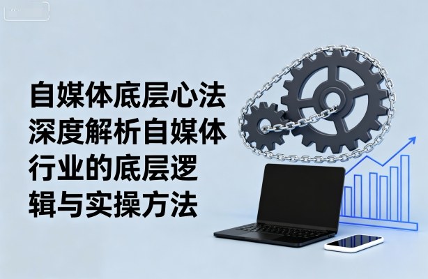 自媒体底层心法，深度解析自媒体行业的底层逻辑与实操方法-K6源码网